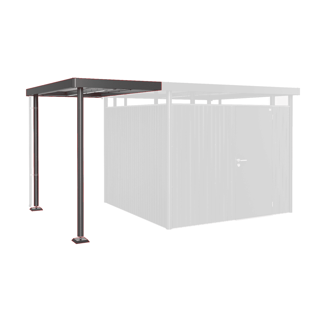 Biohort toit latéral dim. S pour abri de jardin HighLine®, H2-H6, en 3 couleurs