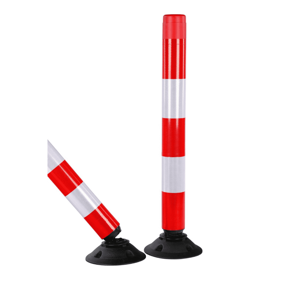 Flexible Absperrpfosten aus Polyethylen, in 3 Grössen