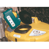 Grossvolumiger Sammelbehälter für gebrauchtes Küchenöl, Oliv Box, Volumen 500 Liter