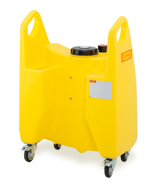Transfer Trolley für den Transport von flüssigen Chemikalien - 130 Liter 