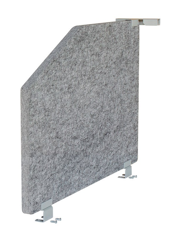 Parois latérales acoustiques avec support, 735 x 500 x 25 mm, en diverses versions