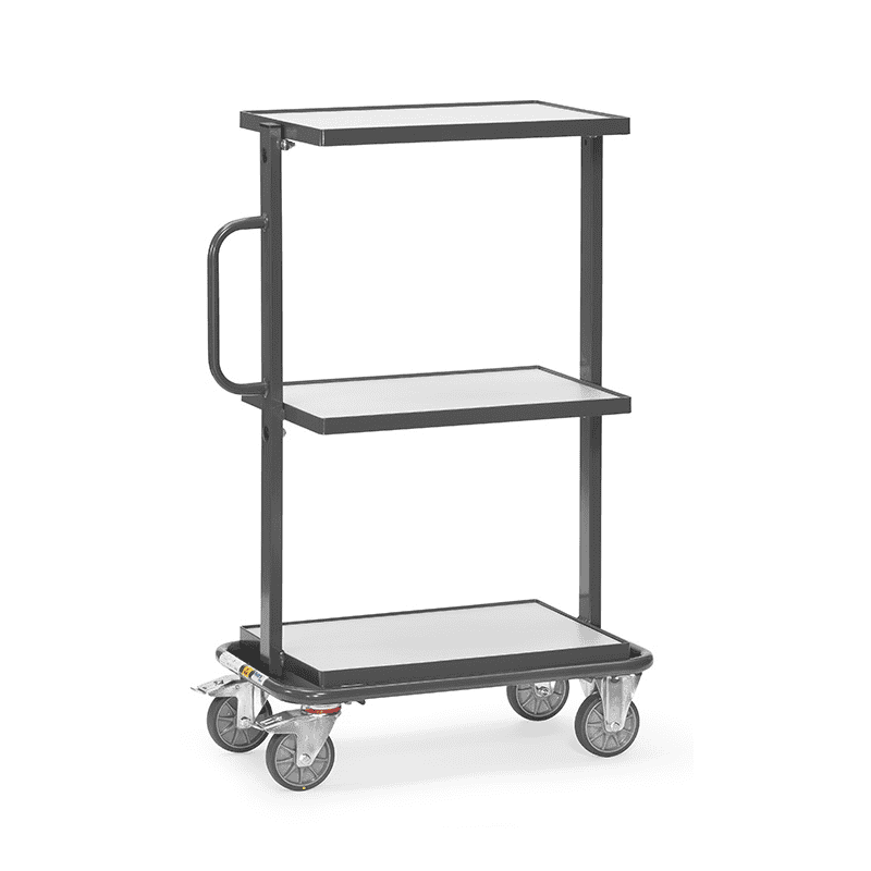 ESD-Beistellwagen mit und ohne Plattform, 821 x 455 x 1178 mm