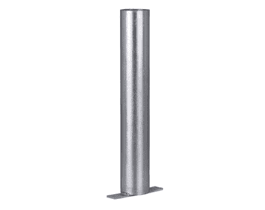 Bodenhülse aus Stahl, 160 x 445 mm, verzinkt, rund, Zubehör
