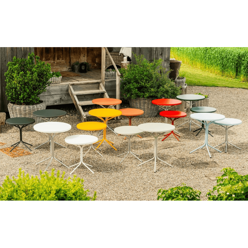 Schaffner Table d'appoint en métal PIX® en fibre de verre, disponible en plusieurs versions