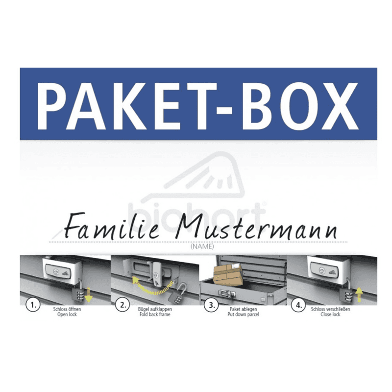 Biohort PaketBox Gr. 100, in 5 Farben, 1010 x 460 x 610 mm
