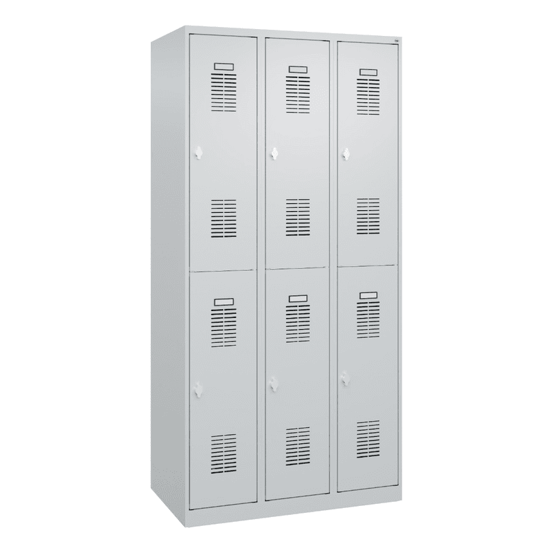 C+P Vestiaire Basis Plus à deux étages, h x l x p 1850 x 900 x 500 mm, en diverses versions