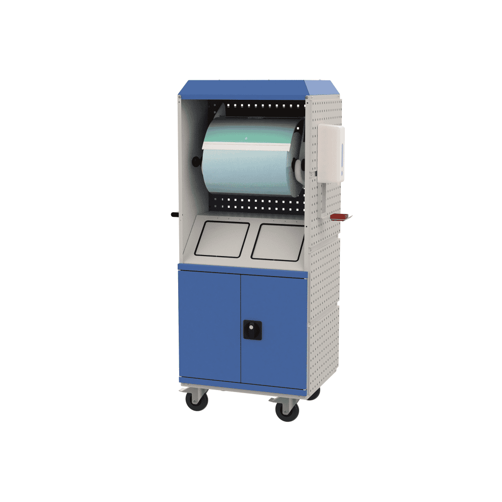 Bedrunka+Hirth Kubik 5S Reinigungsstation Duo, BxTxH 690 x 530 x 1690 mm