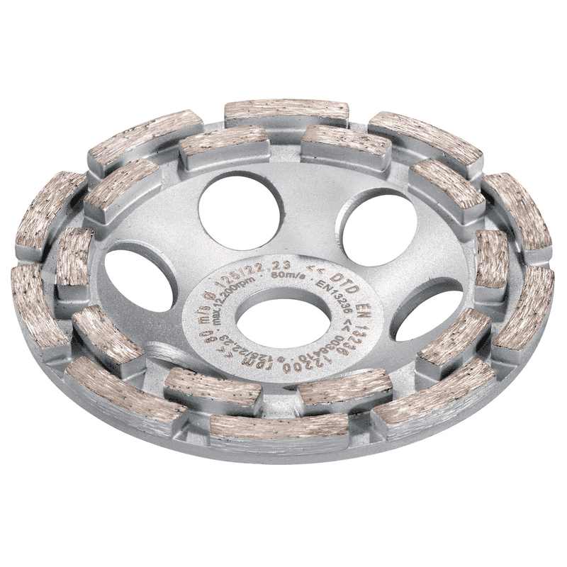 Metabo Diamantschleiftopf Beton "classic" Ø 125 mm für Renovierungsschleifer