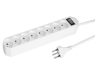 Steffen Steckdosenleiste COMPACT, T13 Steckdosen, mit Schalter, 10 A, IP20, 1.5 m Kabel, diverse Ausführungen