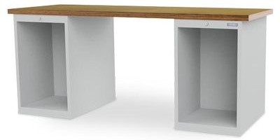 Bedrunka+Hirth Reihenwerkbank mit 2 Leergehäuse, R 18-24, Nutzhöhe 700 mm