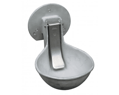 Anbautränke aus Aluminium zu PE-Weidefass