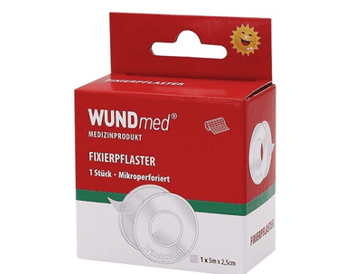 Fixierpflaster transparent, WUNDmed, 02-089, 5 m x 25 mm