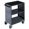 KRAFTWERK Service Wagen BT700 mit Gummimatte, leer, LxBxH 474 x 719 x 1000 mm