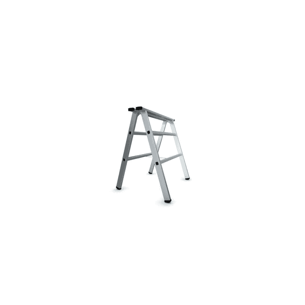 Arbeitsbock Aluminium Silber, LxBxH 825 x 165 x 870 mm