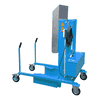 Chariot basculant pour poubelles électrohydraulique, en diverses versions