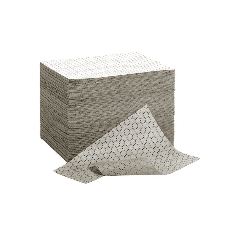 Cemsorb-Tücher Heavy weight, Universal - grau, perforiert, 40 x 50 cm, 100 Stk.