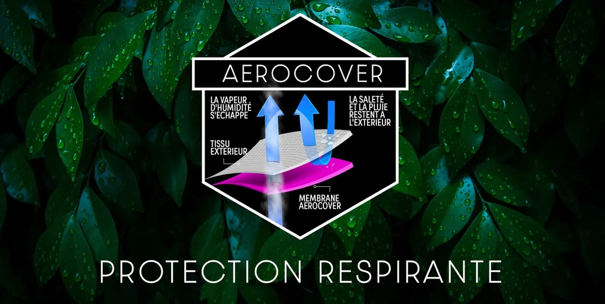 Platinum AeroCover Housse de protection pour ensemble de sièges ronds, hauteur 850 mm, disponible en 4 tailles