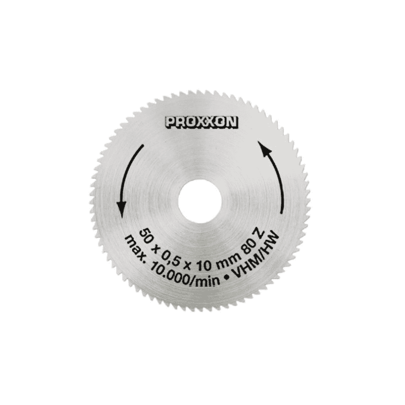Proxxon Hartmetall-Sägeblatt (Vollmaterial), 50 mm (80 Z)