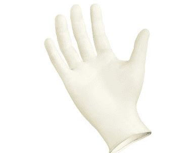 Einweghandschuhe Semperguard latex force, puderfrei, Packung mit 100 Stück
