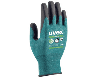 Gants de protection anti-coupures UVEX Bamboo TwinFlex D XG, EN388 4X41D, en 4 tailles, 10 paires