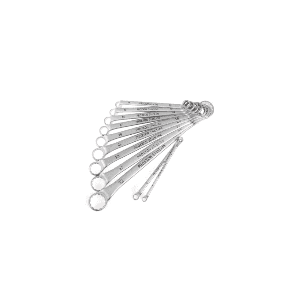 Proxxon SlimLine Jeu de clés polygonales doubles, 6 - 32 mm, 11 pièces