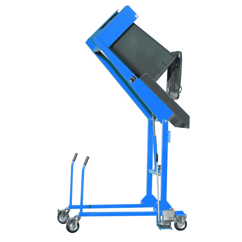 Mülltonnen-Kippwagen mit Handpumpe, in diversen Farben
