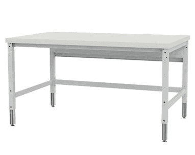Bedrunka+Hirth Table d'emballage Confort, table de base profondeur 750 mm, réglage électrique de la hauteur, 1500 x 750 mm