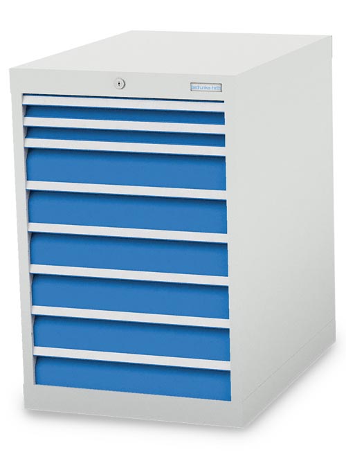 Bedrunka+Hirth Armoire à tiroirs, profondeur 736 mm, R 18-24, nombre de tiroirs 8