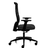 Chaise de bureau Prosedia 172II, dossier haut en résille, noir