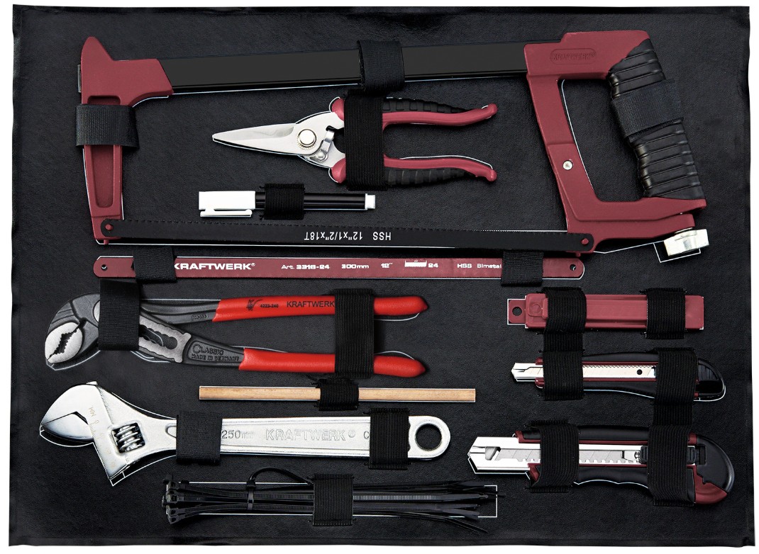 KRAFTWERK PRO LINE Profi-Alu-Werkzeugkoffer KW PB HT, 263-teilig