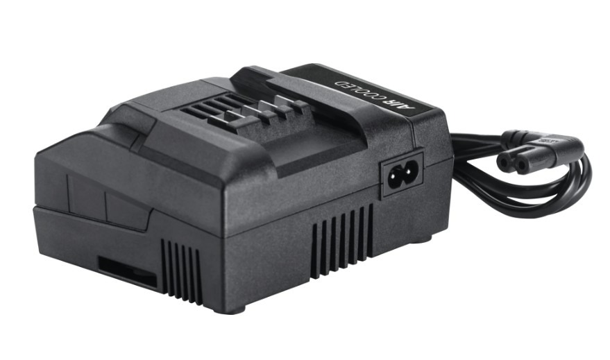 CEMO Chargeur ASC55, 220–240 V CA, 3 A, chargeur de batterie CAS avec prise européenne C7 et câble d'alimentation de 1,2 m