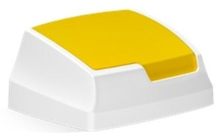 Couvercle en plastique avec clapet pour poubelle AtlaXflip 25 litres, disponible en plusieurs couleurs