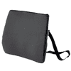 Support dorsal en mousse, ergonomique, L x P x H 380 x 70 x 330 mm, noir