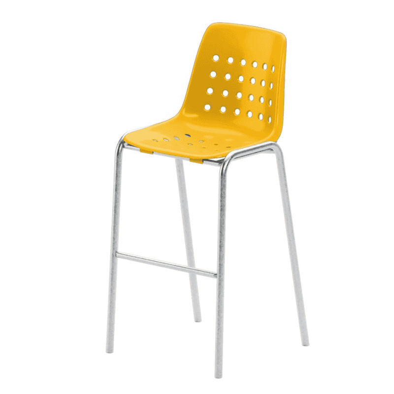 Schaffner Tabouret de bar Bermuda sans accoudoirs, disponible en plusieurs versions