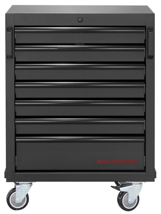 KRAFTWERK MOBILIO Chariot d'atelier avec caisson inférieur, 7 tiroirs, sans outils, disponible en 2 couleurs