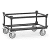 Aufsetzrahmen für Paletten-Fahrgestelle "GREY EDITION", 1255 x 855 x 420 mm
