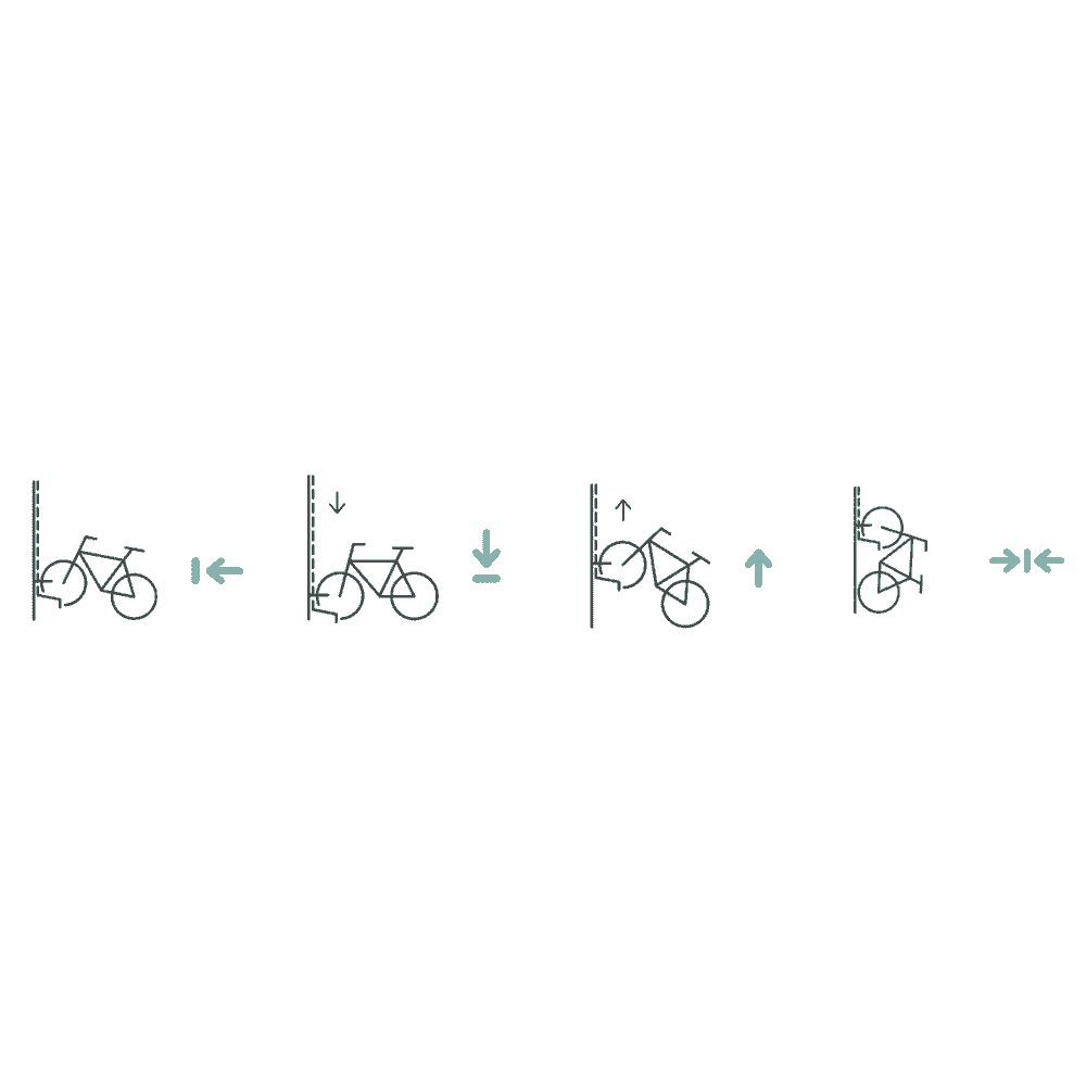 biohort BikeLift - accessoire pour abri de jardin HighLine, Europa, Panorama, AvantGarde