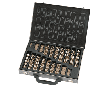KRAFTWERK HSSE-Co5 Spiralbohrer-Magazin Ø 1.0 -10 mm / 0.5 mm, 170-teilig