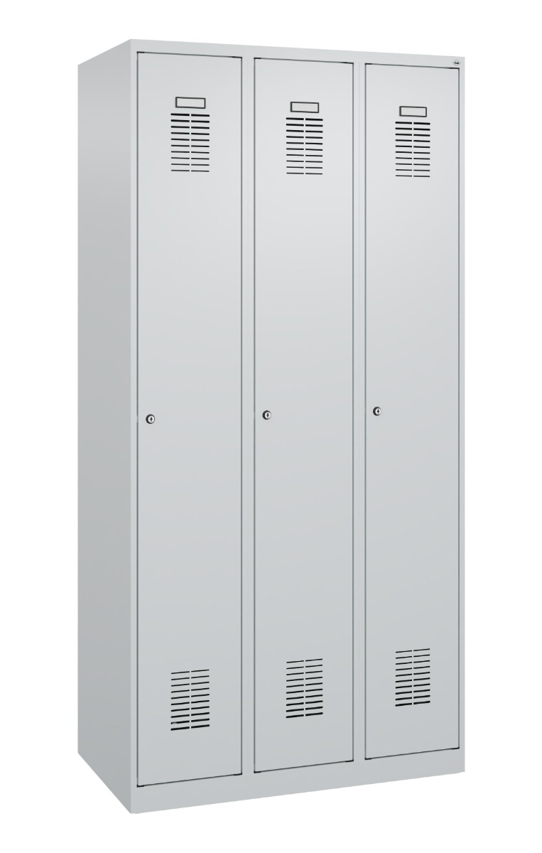 C+P Vestiaire Basis PLUS, en acier, h x l x p 1850 x 900 x 500 mm, en diverses versions