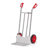 Fetra Alu-Sackkarre 150 kg Tragkraft, Höhe 1150 mm, extra breite Schaufel