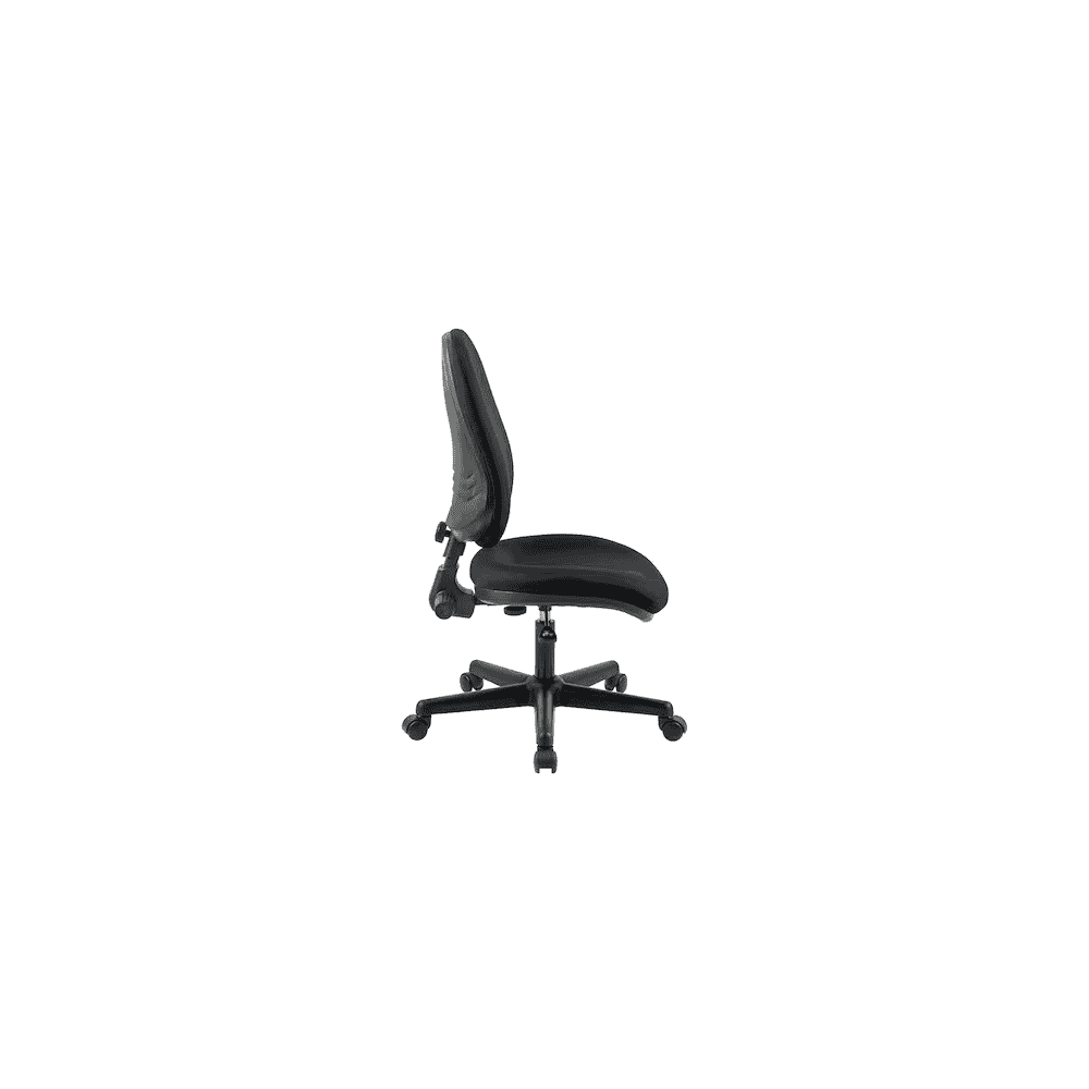 Chaise de bureau Arws PC10, mécanisme de contact permanent, sans accoudoirs, noir