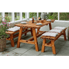 Country table de jardin, trois couleurs, 1770 x 750 x 720 mm