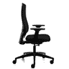 Chaise de bureau Interstuhl 152II avec système Autolift, dossier haut, réglable en hauteur, noir