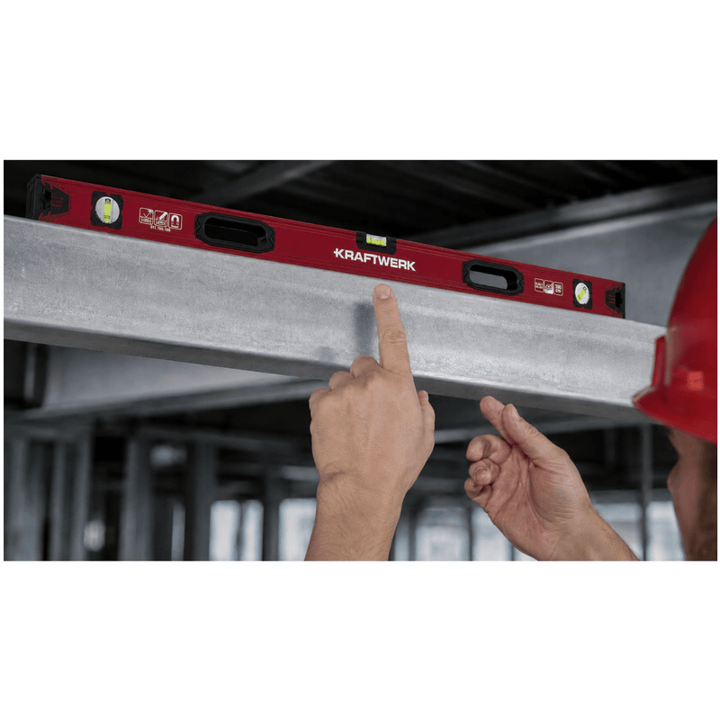 KRAFTWERK PRO LINE Magnetische Wasserwaage, 0.5 mm/m Toleranz, in 4 Grössen