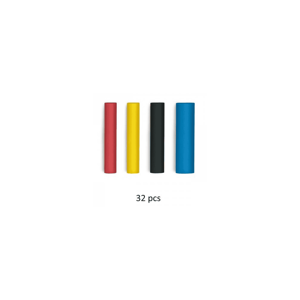 Gaines thermorétractables II, Ø 4.8 - 9.5 mm, 32 pièces