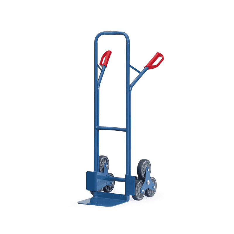 Fetra Treppenkarre Stahl, 2 dreiarmige Rad-Sterne, 200 kg Tragkraft