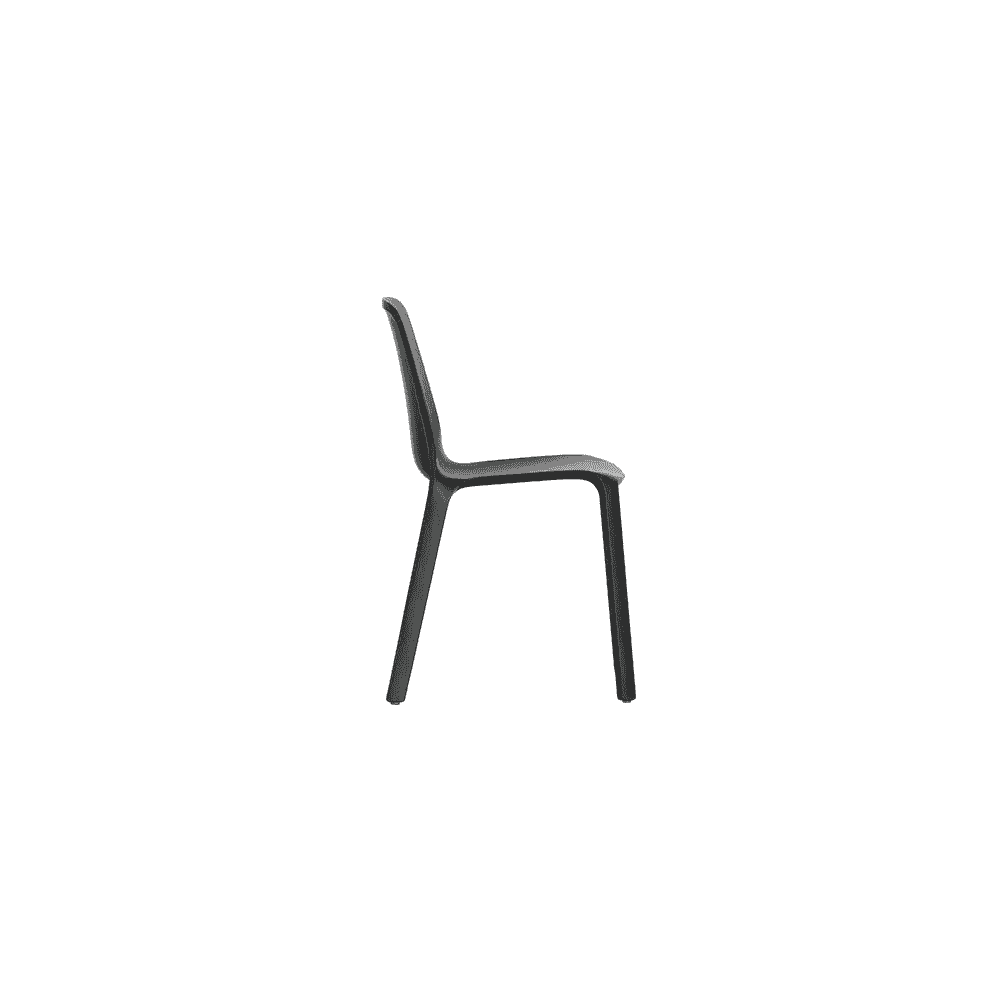 Chaise visiteur Interstuhl Mono en polypropylène, empilable, noire