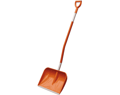 GFK-Schneeschaufel mit Alu-Kante