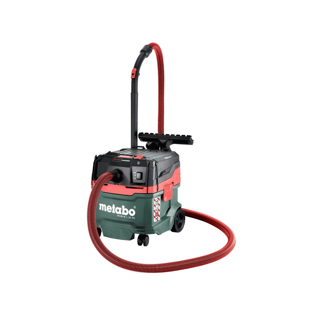 Metabo Akku-Sauger AS 36-18 L 20 PC, 18 V mit manueller Filterabreinigung
