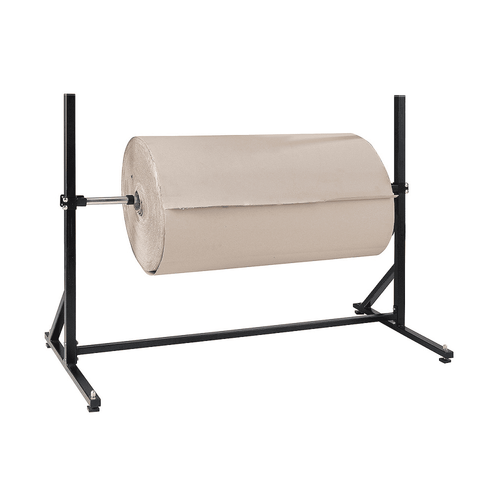 Support pour 1 rouleau de matériau d'emballage horizontal